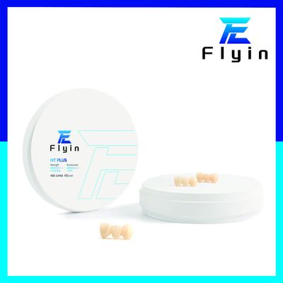 Mua 41% HT Plus Zirconia Block trắng 1300MPa Độ bền uốn cong cho phòng thí nghiệm thiết bị nha khoa online manufacture