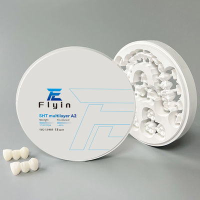 Mua Vật liệu nha khoa và phòng thí nghiệm SHT Multilayer Zirconia Block 46% Translucency online manufacture