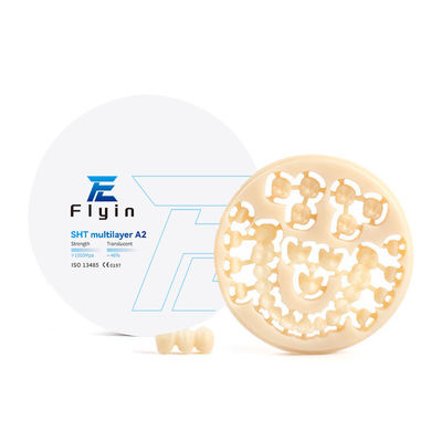 Mua Phòng thí nghiệm nha khoa CAD CAM SHT Nhiều lớp Zirconia khối gốm trắng Hệ thống mở 98mm online manufacture